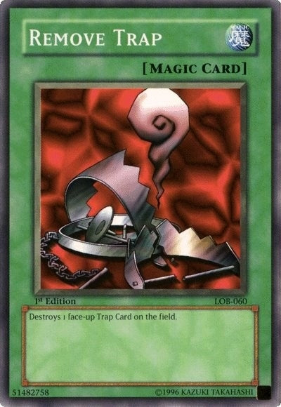 Remove Trap (60) (LOB) - YuGiOh Single