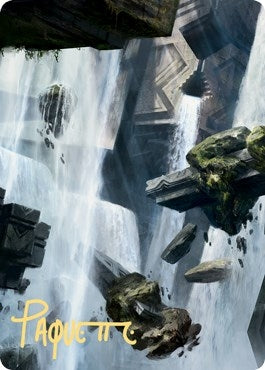 Island Art Card (10/81) (Gold-Stamped Signature) (10) [ASZNR] - MTG Single
