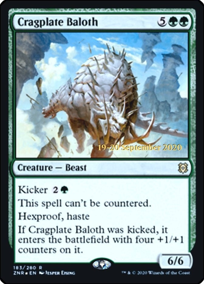 Cragplate Baloth (183) [PRE] - MTG Single