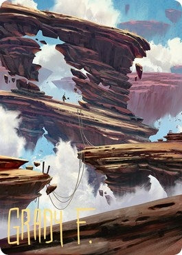Boulderloft Pathway Art Card (Gold-Stamped Signature) (22) [ASZNR] - MTG Single