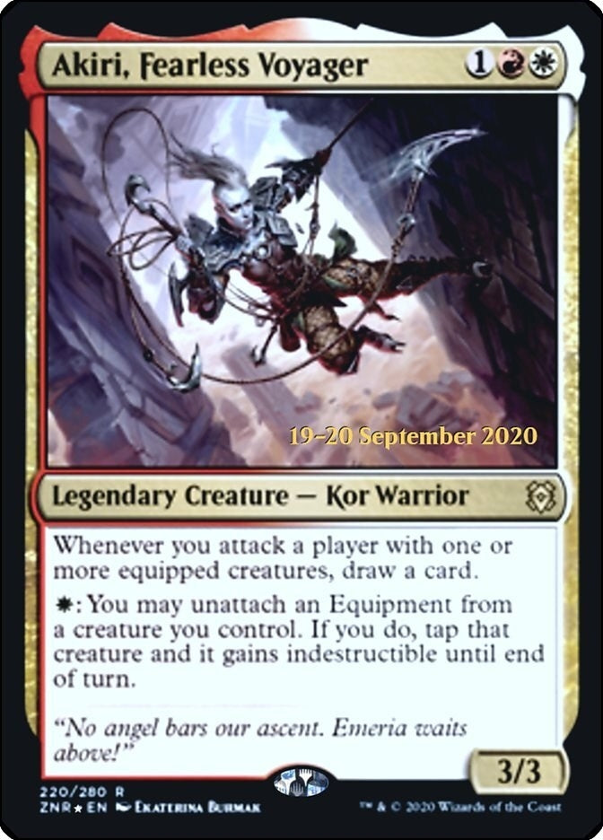 Akiri Fearless Voyager (220) [PRE] - MTG Single