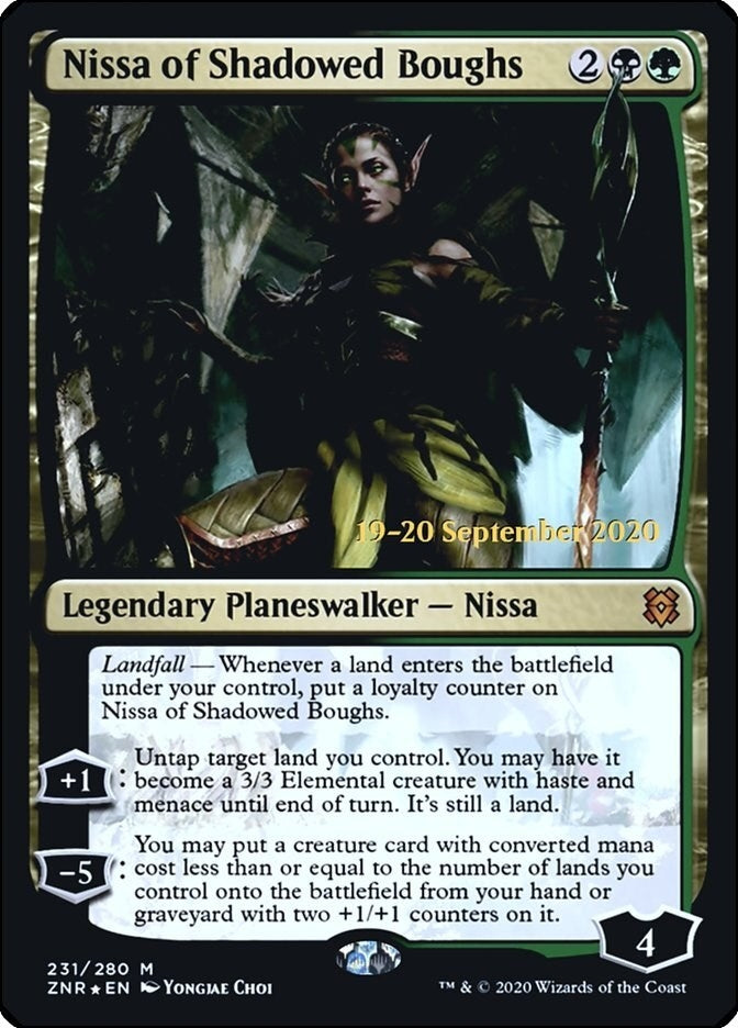 Nissa of Shadowed Boughs (231) [PRE] - MTG Single