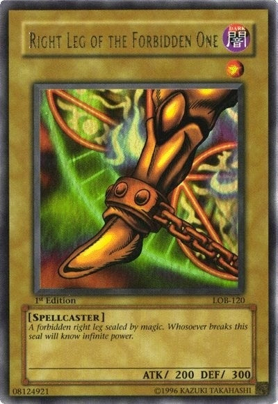 Right Leg of the Forbidden One (120) (LOB) - YuGiOh Single