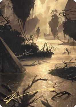 Murkwater Pathway Art Card (Gold-Stamped Signature) (26) [ASZNR] - MTG Single