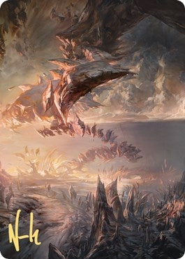 Needleverge Pathway Art Card (Gold-Stamped Signature) (27) [ASZNR] - MTG Single
