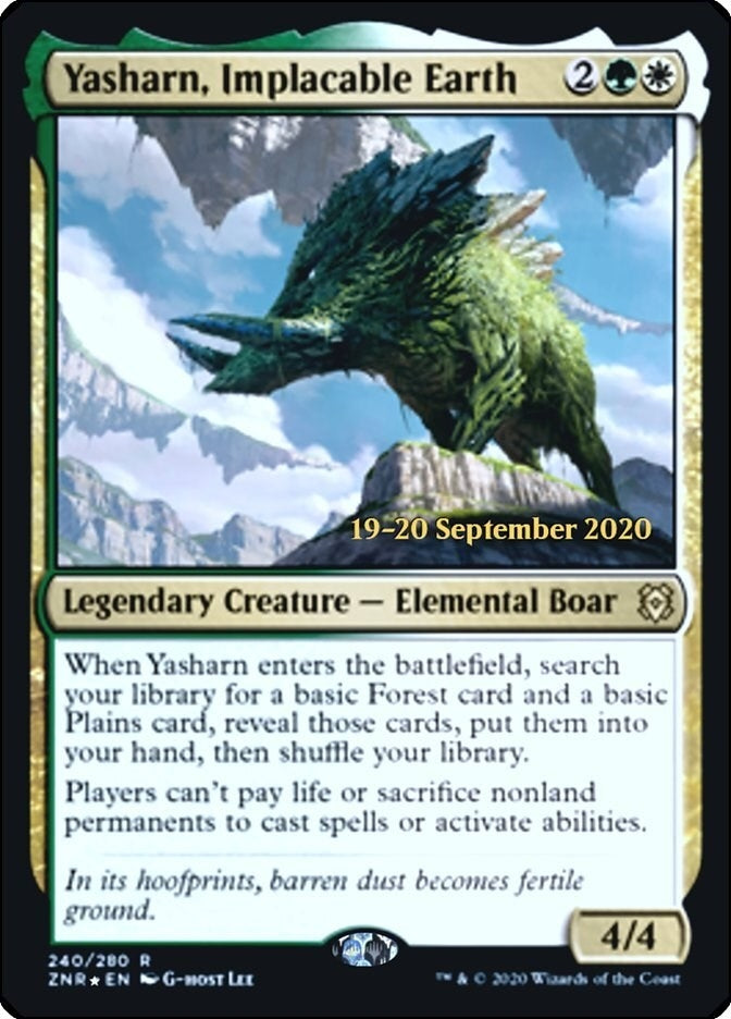 Yasharn Implacable Earth (240) [PRE] - MTG Single