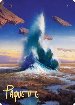 Flooded Strand Art Card (Gold-Stamped Signature) (29) [ASZNR] - MTG Single