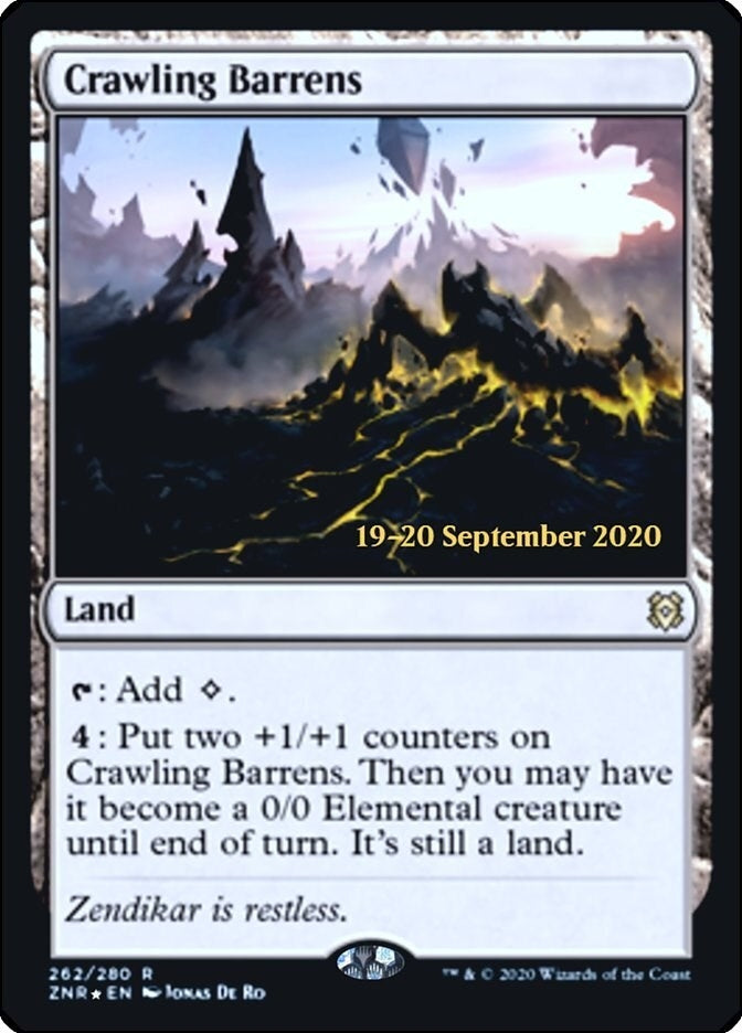 Crawling Barrens (262) [PRE] - MTG Single