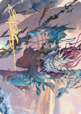 Umara Wizard Art Card (Gold-Stamped Signature) (52) [ASZNR] - MTG Single