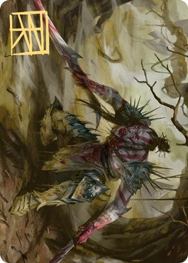 Highborn Vampire Art Card (Gold-Stamped Signature) (55) [ASZNR] - MTG Single