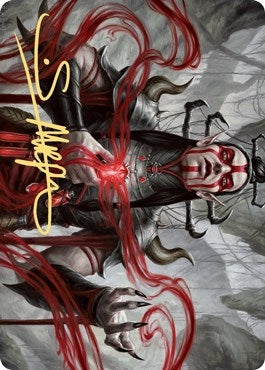 Malakir Blood-Priest Art Card (Gold-Stamped Signature) (56) [ASZNR] - MTG Single