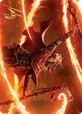 Magmatic Channeler Art Card (Gold-Stamped Signature) (65) [ASZNR] - MTG Single