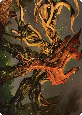 Ashaya Soul of the Wild Art Card (Gold-Stamped Signature) (69) [ASZNR] - MTG Single