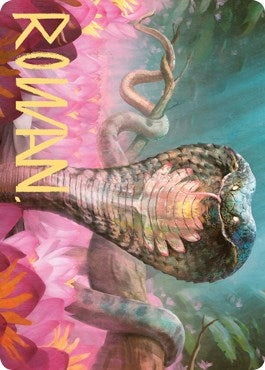 Lotus Cobra Art Card (Gold-Stamped Signature) (71) [ASZNR] - MTG Single