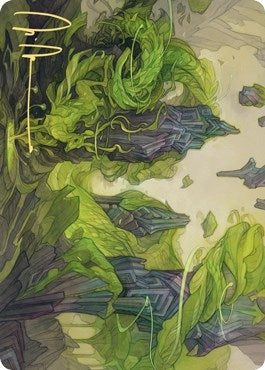 Reclaim the Wastes Art Card (Gold-Stamped Signature) (72) [ASZNR] - MTG Single