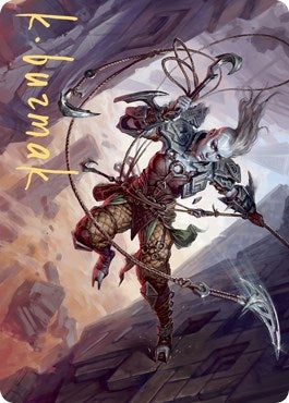 Akiri Fearless Voyager Art Card (Gold-Stamped Signature) (74) [ASZNR] - MTG Single