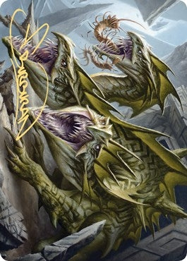 Grakmaw Skyclave Ravager Art Card (Gold-Stamped Signature) (76) [ASZNR] - MTG Single