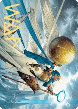 Linvala Shield of Sea Gate Art Card (Gold-Stamped Signature) (77) [ASZNR] - MTG Single