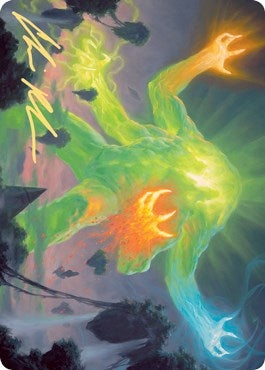 Omnath Locus of Creation Art Card (Gold-Stamped Signature) (78) [ASZNR] - MTG Single