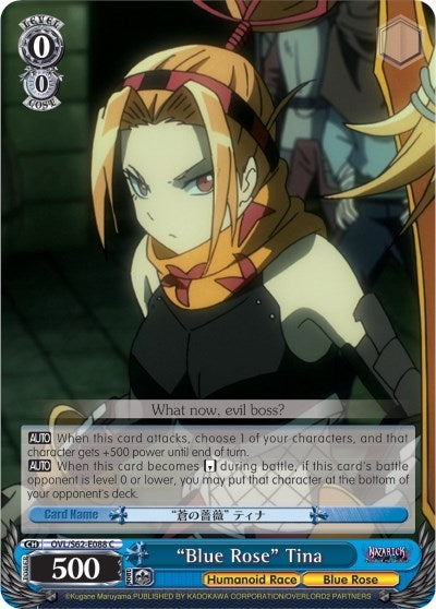 ’Blue Rose’ Tina (62088) [OVL/S62] - Weiss Schwarz Single
