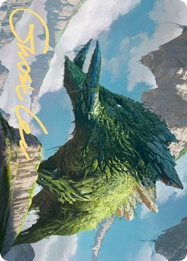 Yasharn Implacable Earth Art Card (Gold-Stamped Signature) (81) [ASZNR] - MTG Single