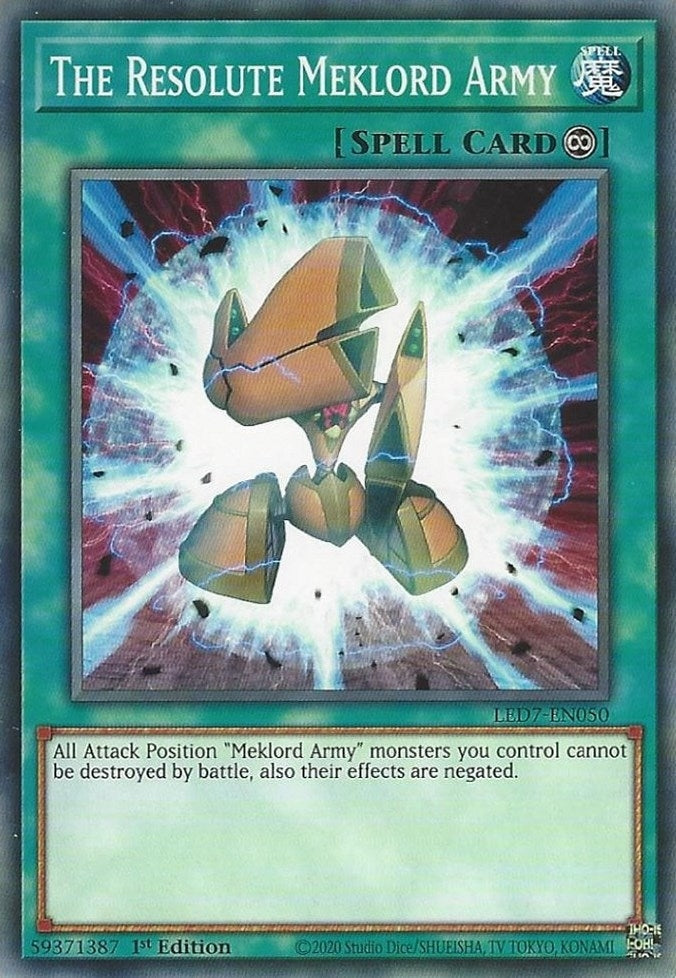 The Resolute Meklord Army (7050) (LED7) - YuGiOh Single