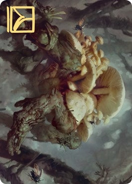 Swarm Shambler Art Card (Gold-Stamped Signature) (73) [ASZNR] - MTG Single