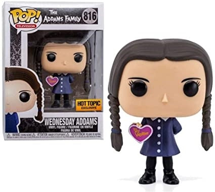 The Addams Family: Wednesday Addams (Valentines) (Hot Topic Exclusive) (816) [POP!] - Funko Sealed