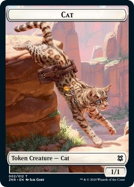 Cat // Hydra Double-sided Token (0) [ZNR] - MTG Single