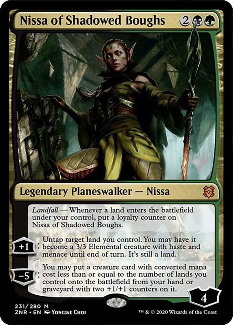 Nissa of Shadowed Boughs (231) [PPZNR] - MTG Single