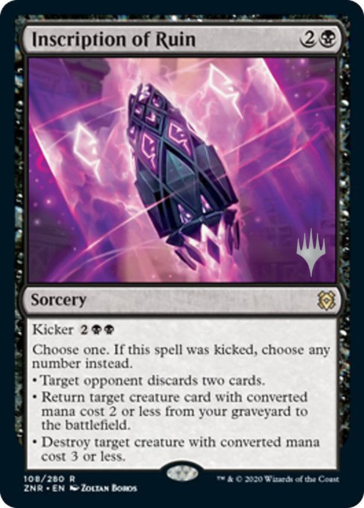 Inscription of Ruin (108) [PPZNR] - MTG Single