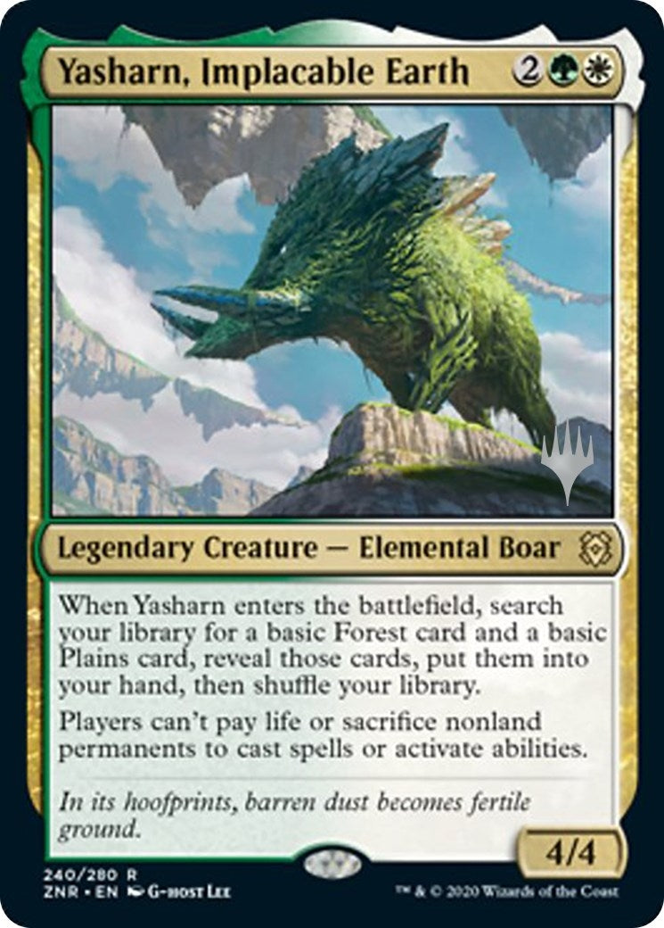 Yasharn Implacable Earth (240) [PPZNR] - MTG Single