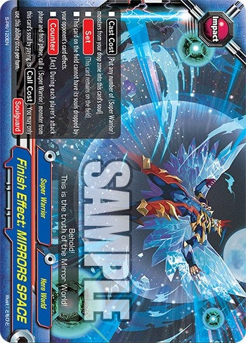 Finish Effect: MIRRORS SPACE (120) [S-PR] - Future Card BuddyFight Single