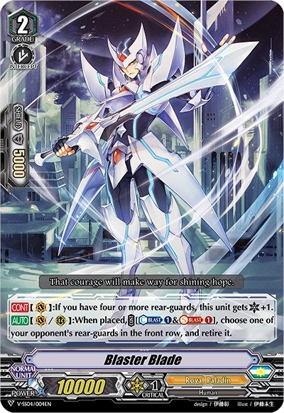 Blaster Blade (4004) [V-SS04] - Cardfight Vanguard Single
