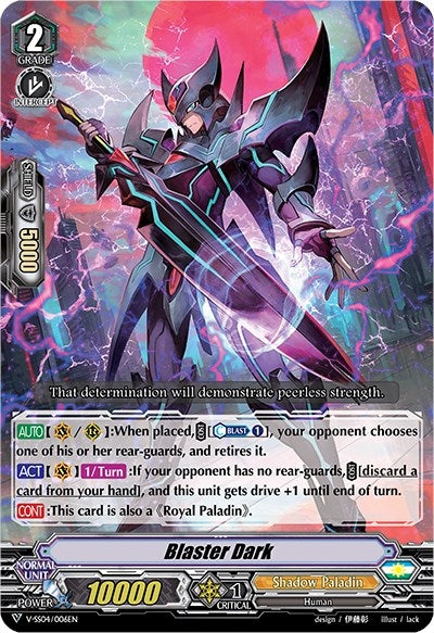 Blaster Dark (4006) [V-SS04] - Cardfight Vanguard Single