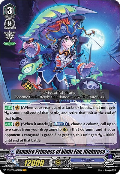 Vampire Princess of Night Fog Nightrose (9002) [V-BT09] - Cardfight Vanguard Single