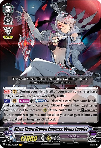 Silver Thorn Dragon Empress Venus Luquier (9005) [V-BT09] - Cardfight Vanguard Single