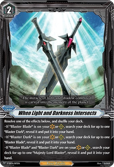 When Light and Darkness Intersects (4017) [V-SS04] - Cardfight Vanguard Single