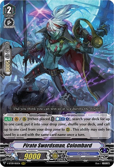 Pirate Swordsman Colombard (9015) [V-BT09] - Cardfight Vanguard Single