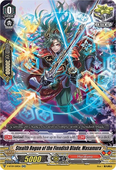 Stealth Rogue of the Fiendish Blade Masamura (9019) [V-BT09] - Cardfight Vanguard Single