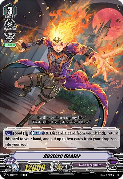 Austere Heater (9034) [V-BT09] - Cardfight Vanguard Single