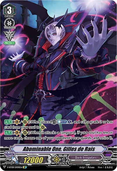 Abominable One Gilles de Rais (SP) (909) [V-BT09] - Cardfight Vanguard Single