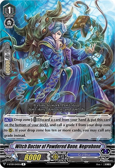 Witch Doctor of Powdered Bone Negrobone (9049) [V-BT09] - Cardfight Vanguard Single