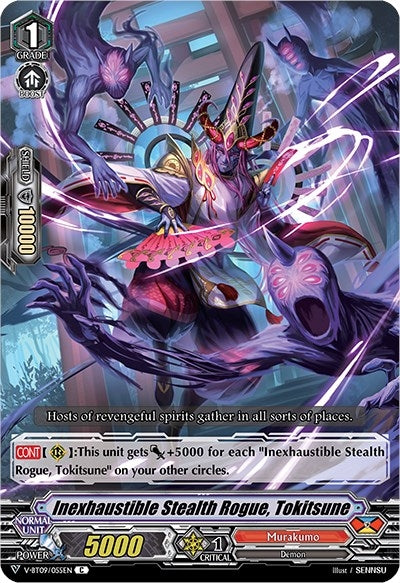 Inexhaustible Stealth Rogue Tokitsune (9055) [V-BT09] - Cardfight Vanguard Single