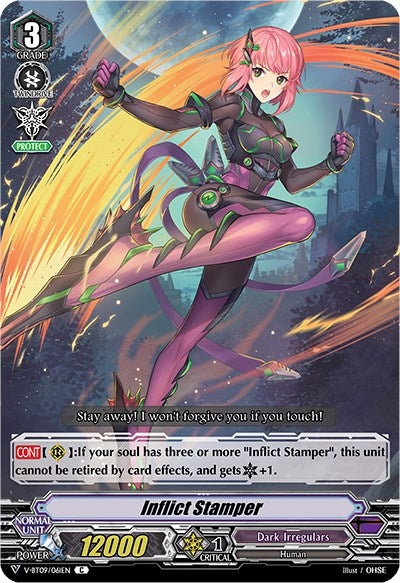 Inflict Stamper (9061) [V-BT09] - Cardfight Vanguard Single