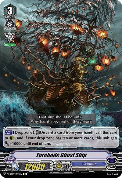 Forebode Ghost Ship (9084) [V-BT09] - Cardfight Vanguard Single