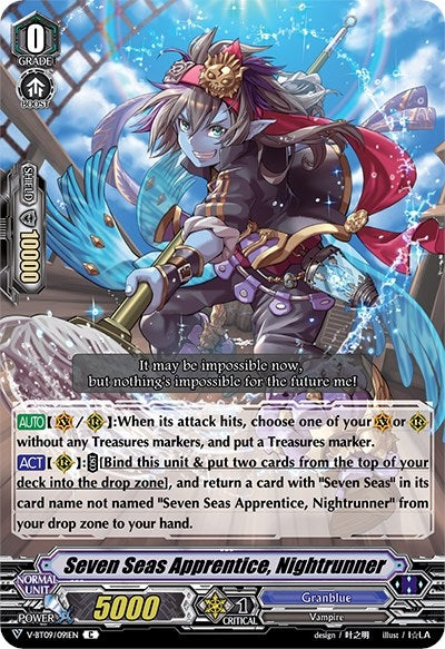 Seven Seas Apprentice Nightrunner (9091) [V-BT09] - Cardfight Vanguard Single