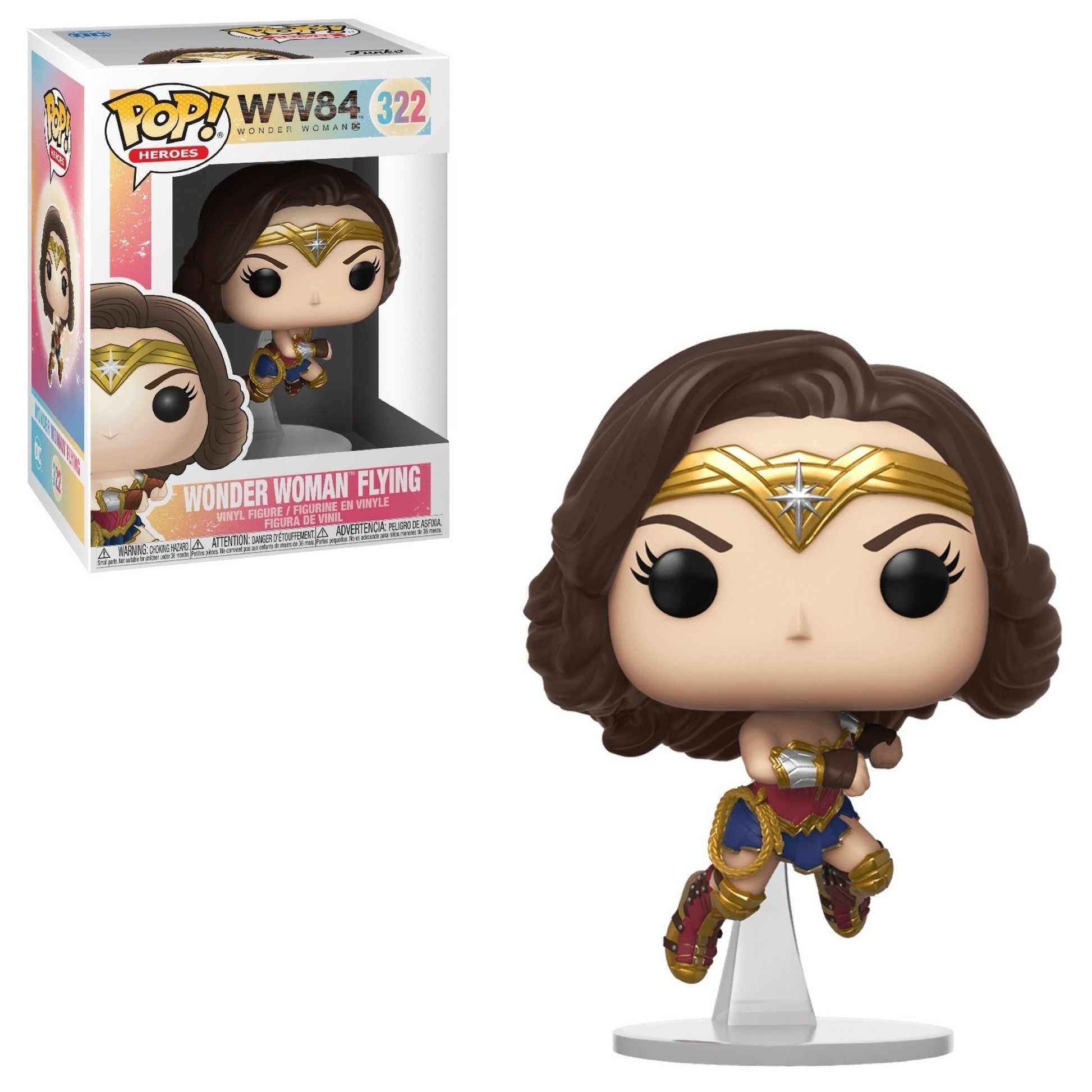 WW84: Wonder Woman Flying (322) [POP!] - Funko Sealed