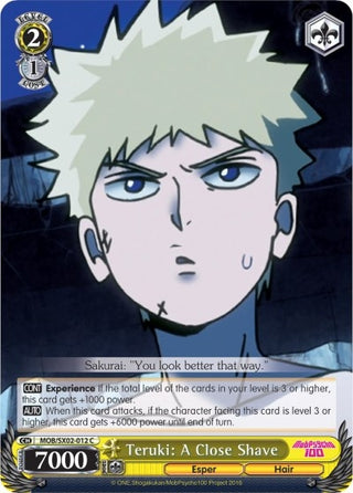 Teruki: A Close Shave (2012) [MOB/SX02] - Weiss Schwarz Single