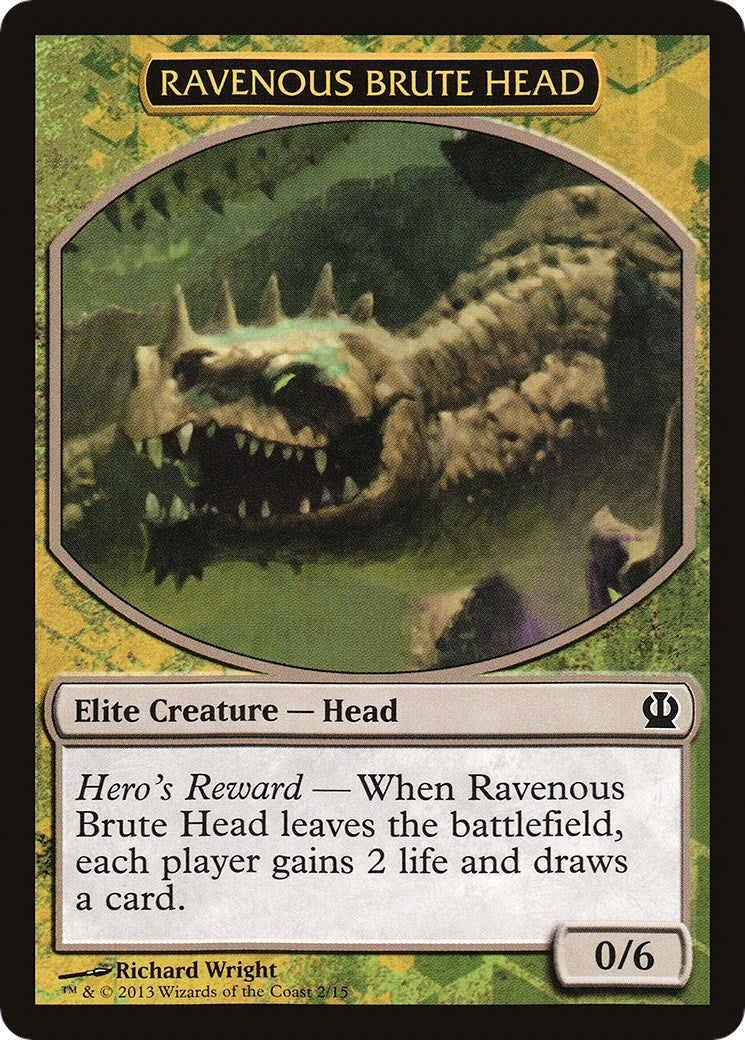 Ravenous Brute Head [HERO] - MTG Single